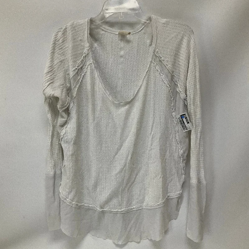 Can't Miss Top Long Sleeve By We The Free In White, Size: L