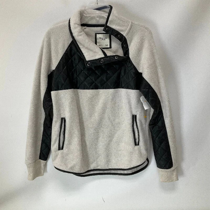 Extra Savings Top Long Sleeve Fleece Pullover By Abercrombie And Fitch In Black, Size: Xs