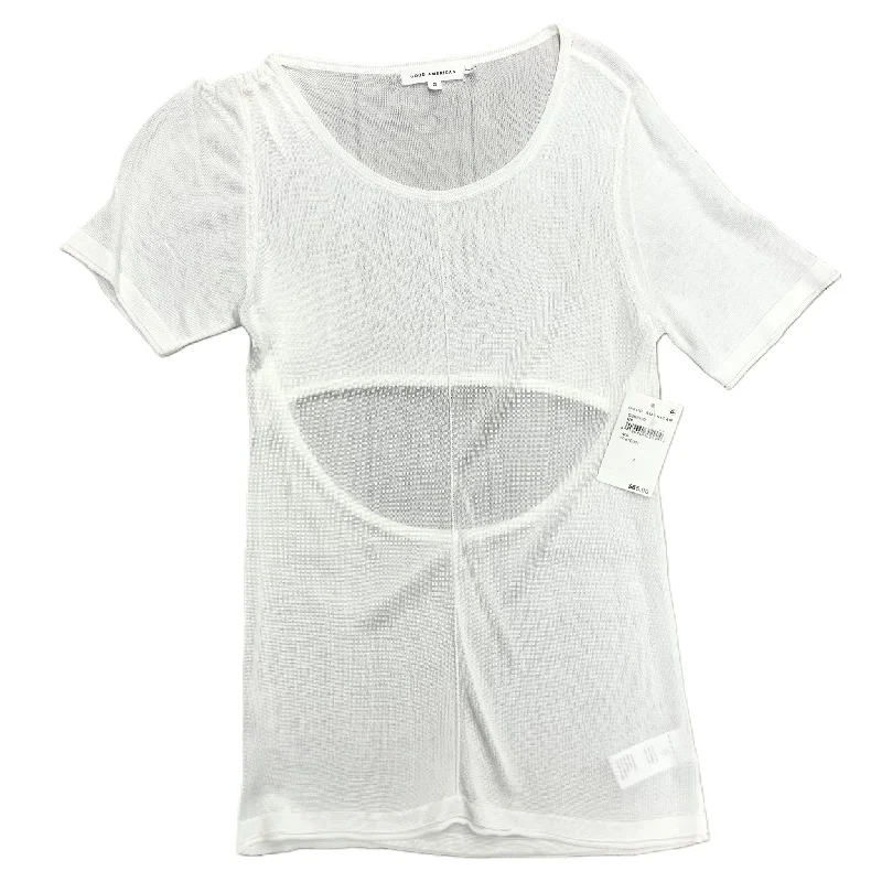 Special Buy Top Short Sleeve By Good American In White, Size: Xs