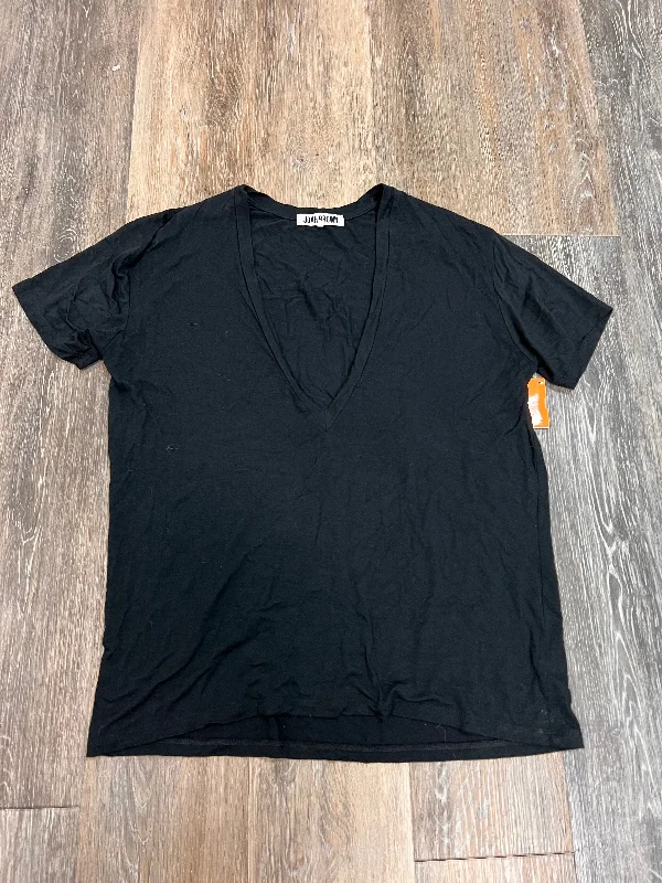 Instant Discount Top Short Sleeve By Joah Brown In Black, Size: Osfm
