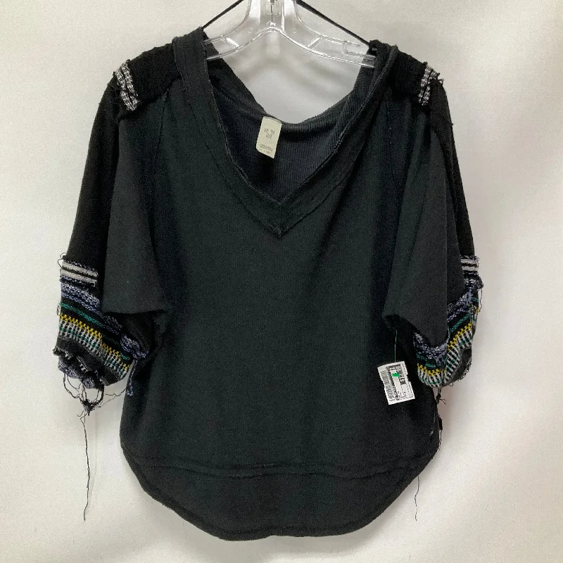 Seasonal Sale Top Short Sleeve By We The Free In Black, Size: M
