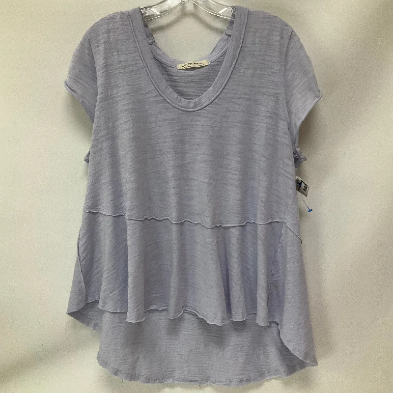 Special Price Top Short Sleeve By We The Free In Blue, Size: L