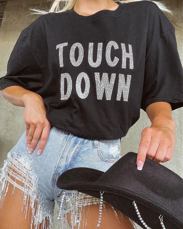 Clearance Sale Touchdown Bling Gameday Tee