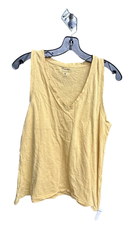 Bonus Savings Yellow Tank Top Madewell, Size S