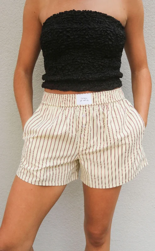 Price Break love you more shorts - butter