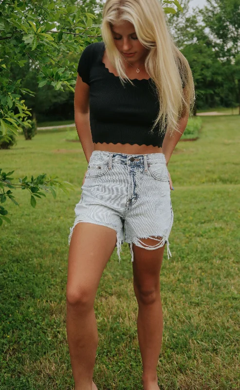 Exclusive Savings pistola: devin relaxed high rise vintage short - reserve